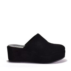 Cordani for Anthropologie Camryn Platform Suede Mules NWOB